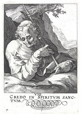 HENDRICK GOLTZIUS Christ, the Twelve Apostles and Saint Paul.